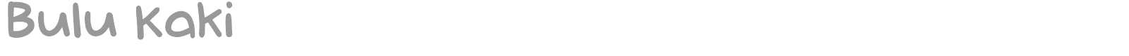 Bulu Kaki font preview